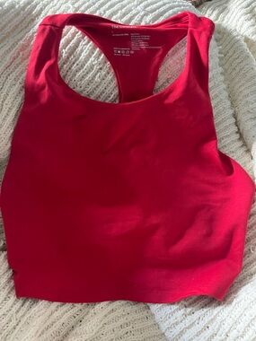Red Racerback Sports Bra - The Container Store